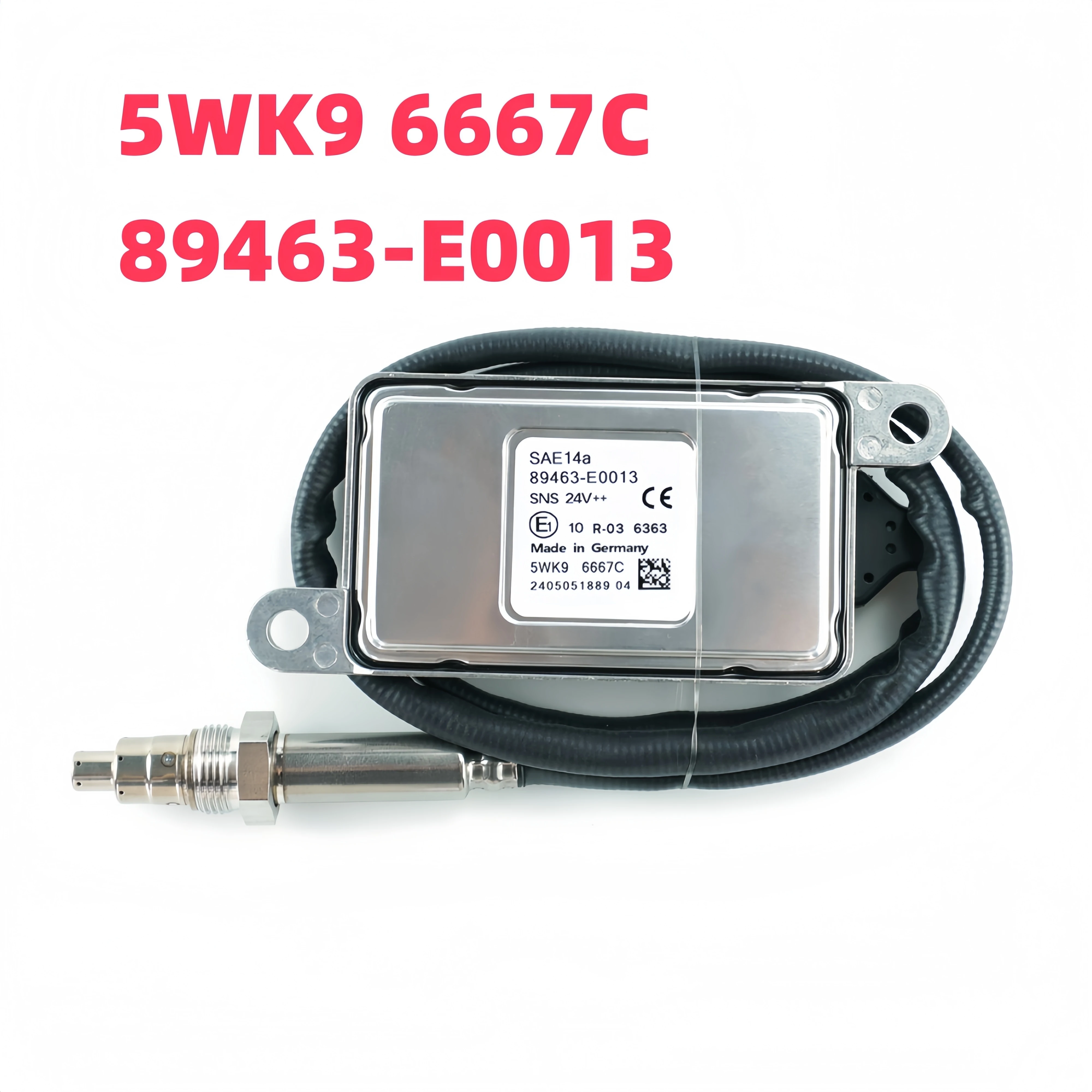 

5WK96667C 89463-E0013 89463E0013 Original New Nox Nitrogen Oxides Sensor For Hino Diesel Truck SNS 24V