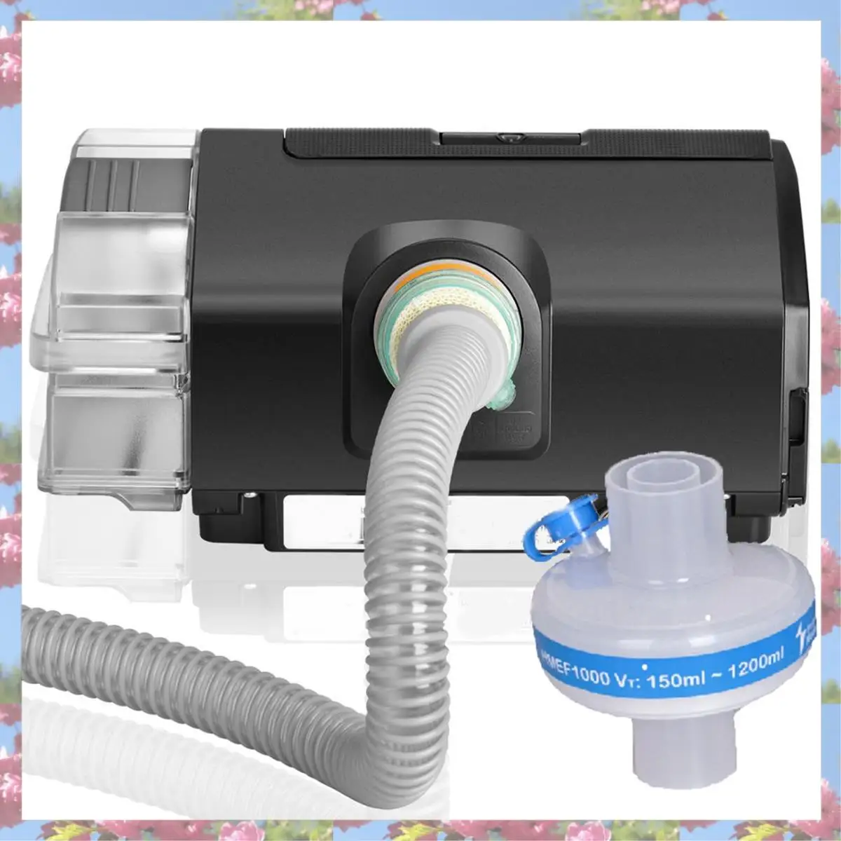 

1 Pcs 10 X 10Cm CPAP Bacterial Viral Filter & 5PCS 13Mm CPAP Filter Viral Airborne Allergens CPAP Bacterial Viral Filter