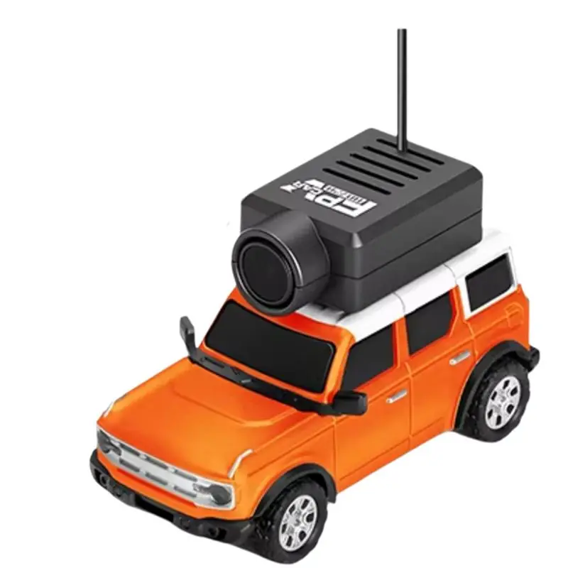 【NEW USER EXCLUSIVE】FPV RC Car 1:64 Scale 6405 Mini Racing Car Equipped FPV VTX 720P Camera Built-In Gyroscope 2.4G Wifi App Con