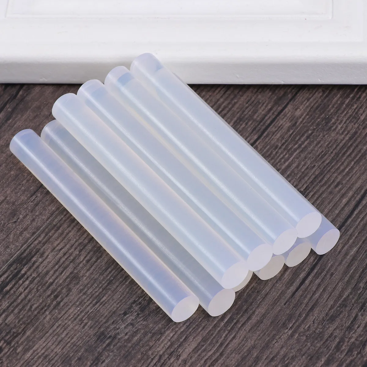 10Pcs Glass Mini Hot Glue Sticks For For Christmas Crafts For Students Transparent Melt 11x100mm Non-toxic Flexible