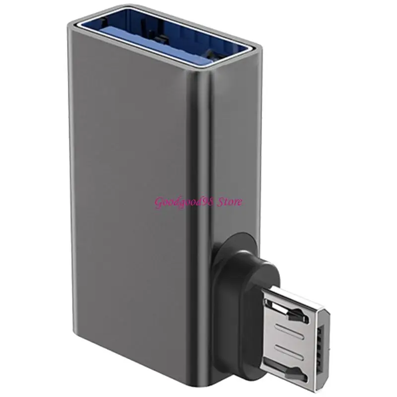 

Fast speed USB 2.0 to MicroUSB OTG Adapters 90° Angled For Stable Data Transfer And Simultaneous Device Charging