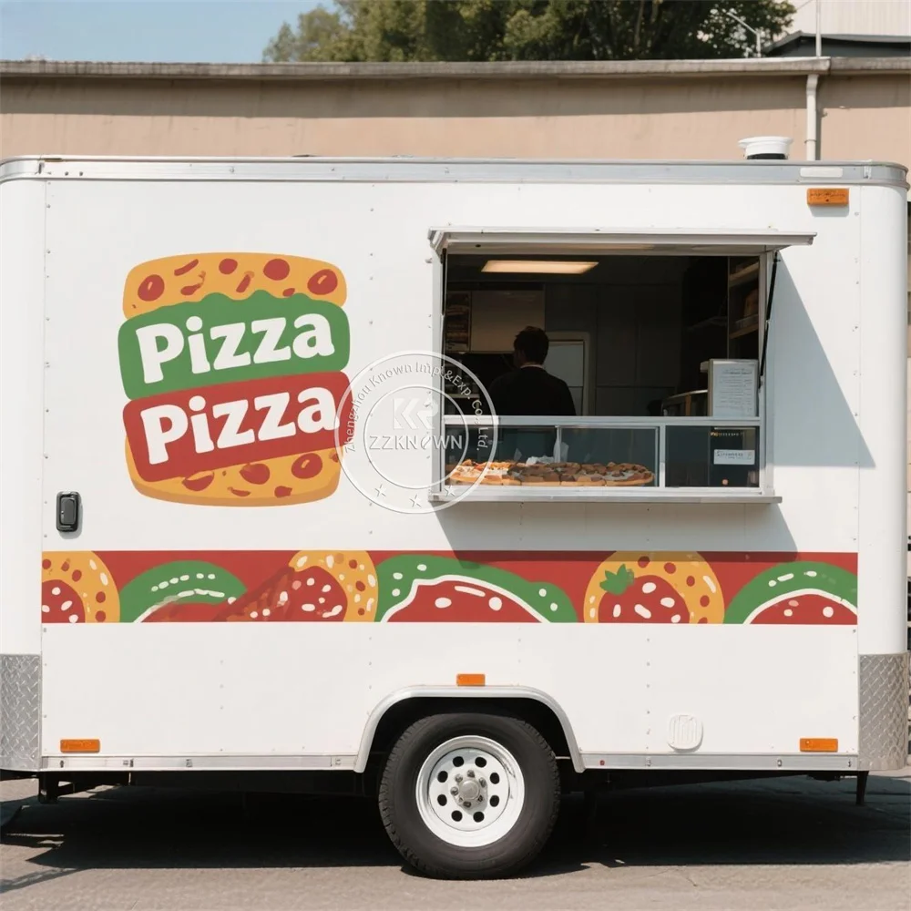 

Concession Food Truck Coffee Kiosk Mobile Kitchen Catering Trailer Ice Cream Truck Mobile Street Food Trailer Fully Equipped
