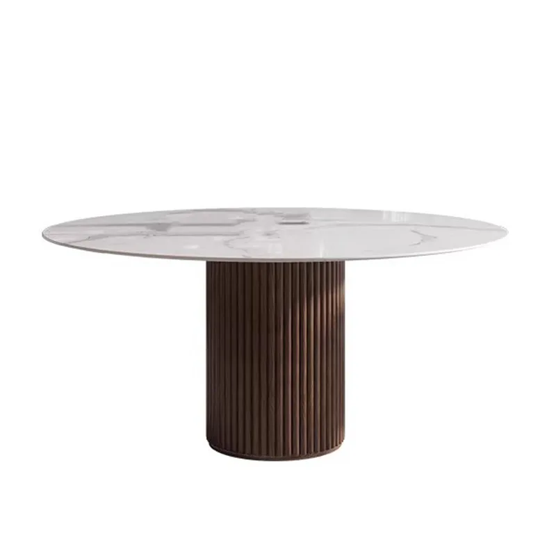 Italian Luxury Dining Table Black Modern Living Room European Dining Table Marble Multifunctional Mesa De Comedor Furniture