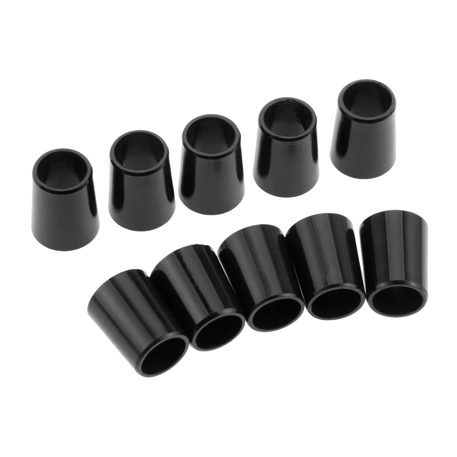 20 Pcs Black Golf Ferrules For Tip 0.335 and 0.370 Inch Irons Shaft Golf Accessorie Golf Club Sleeve Ferrule Tip 0.335 0.370