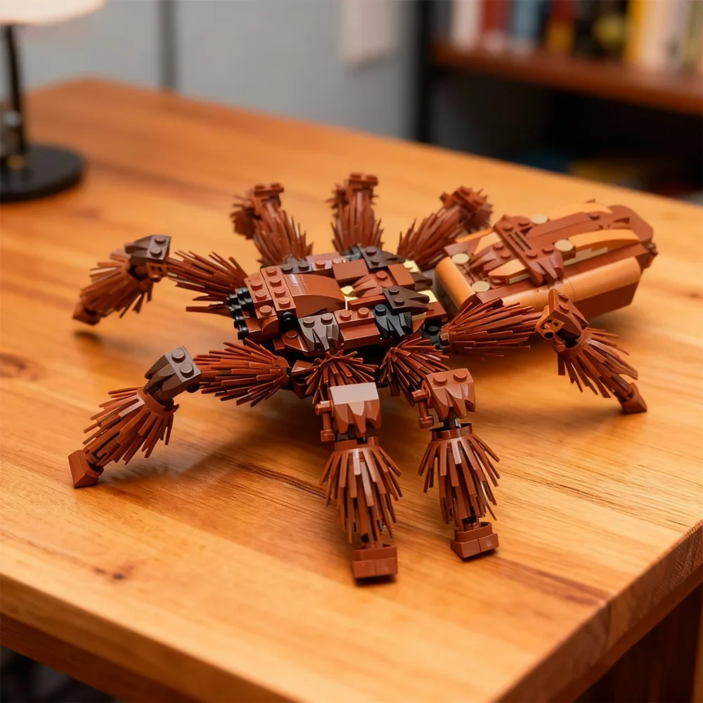 

410pcs MOC RSA Tarantula Bricks Model RSA Tarantula Horror Poisonous insect Building Blocks Creativity Assembly Toys Gift