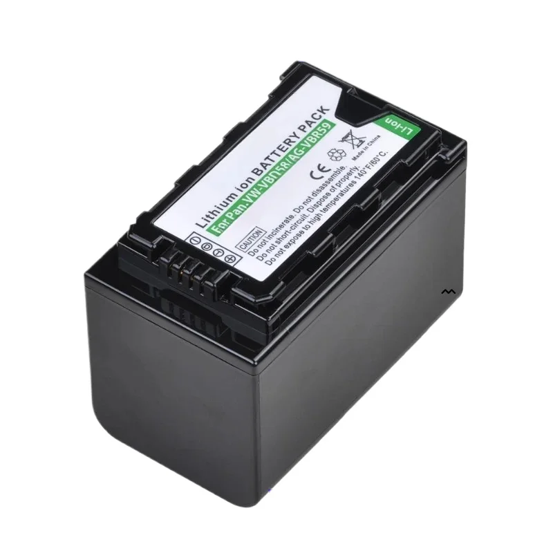 For Panasonic HC-X1500 HPX265MC PX270 PX285MC VW-VBD58 VBD29 VBD55 VBD78 AG-VBR59 Battery with LED Power Indicators 5600mAh 2pcs