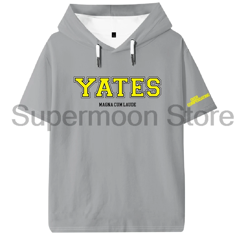 Tv Overcompensating Yates Orientation Hooded T-shirt Unisex Short Sleeve Tee Men Women Outdoor Streetwear Tops