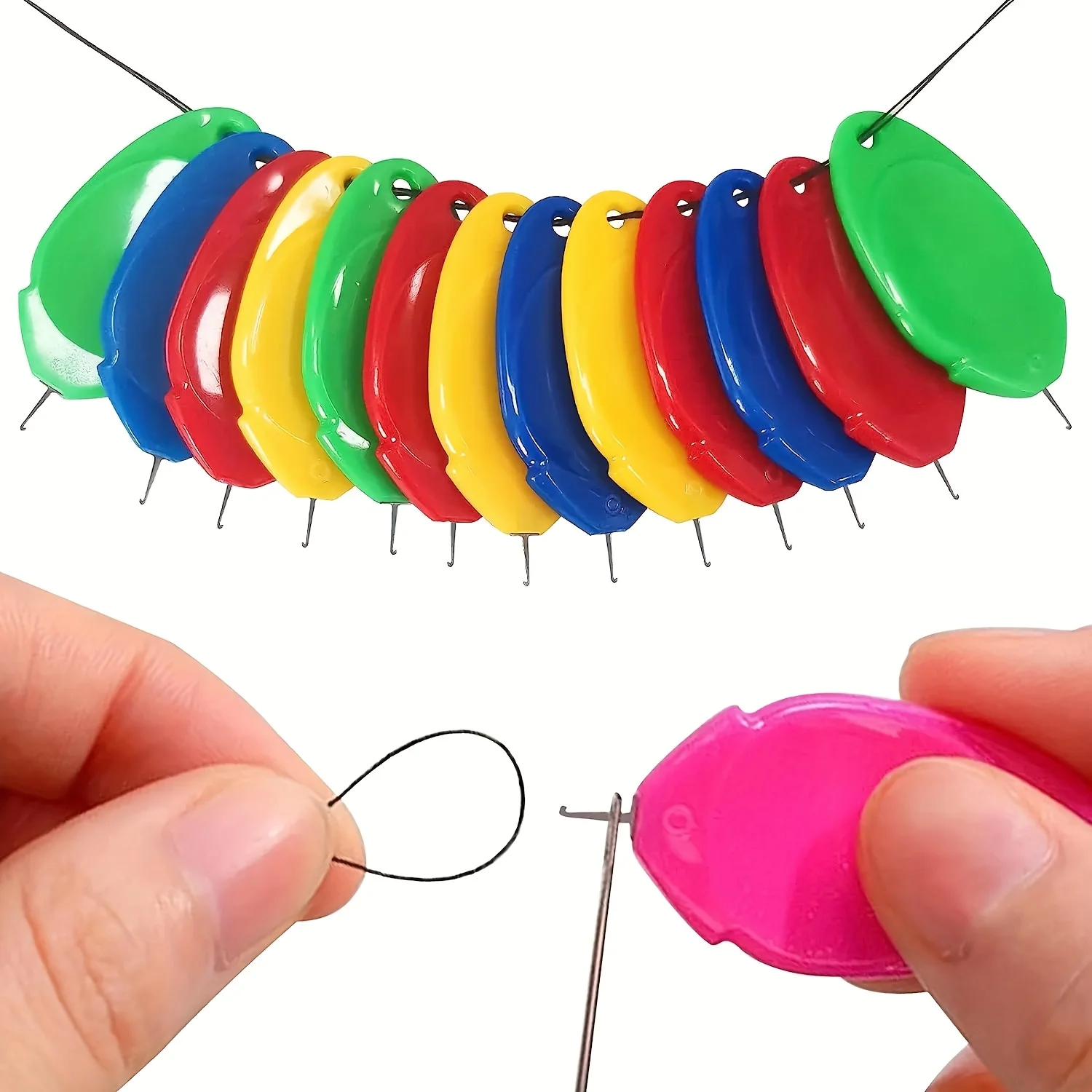 10 Stück/Set DIY Nadeleinfädler für Senioren, Einfaches Automatisches Nähwerkzeug, Handgemachtes Nähzubehör
