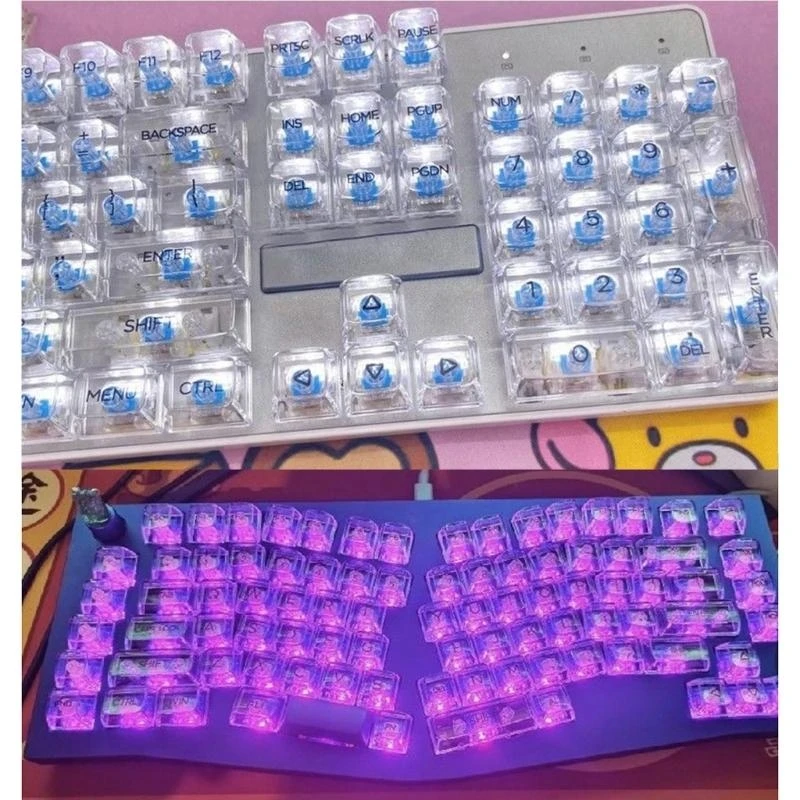 CRIDUCENTI PC CHIARICA CHIAVE KEYCAP BACKLIT 132 CHIAVE CHIASCIO CHIASCHIO MECCANICO CHIECHI