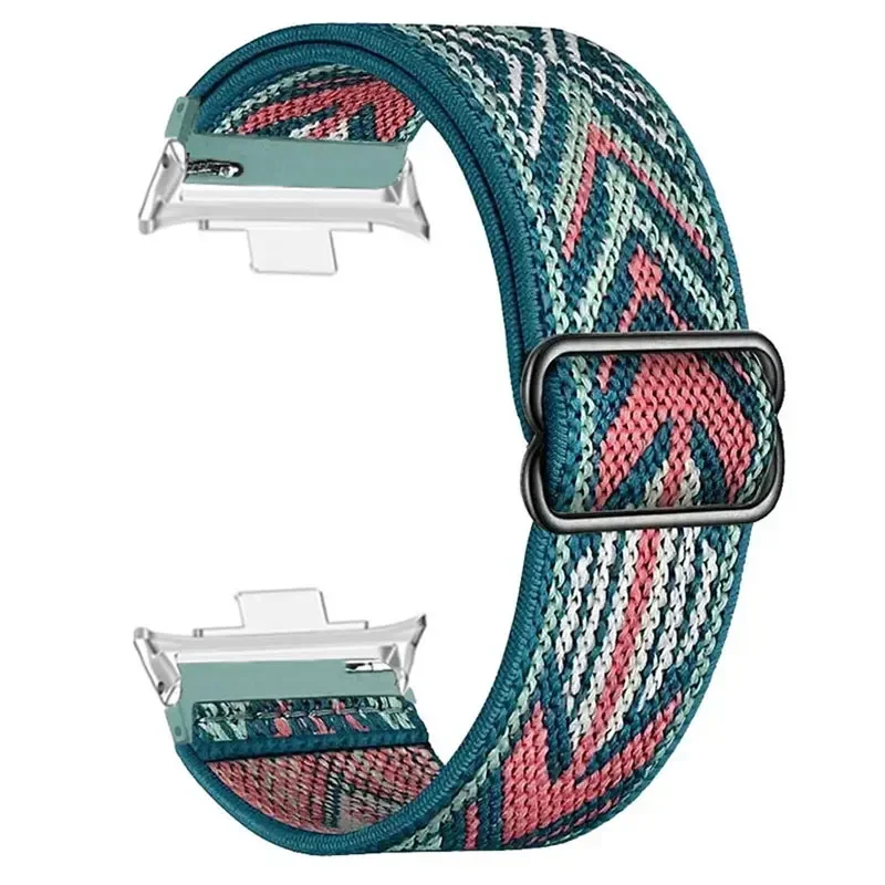 Elastisches Nylon-Armband für Huawei Watch Fit 4/5/5 Pro Ersatz Damen Herren Sport Solo Geflochtenes Uhrenarmband Loop Watch Fit 3 Armband – Detail 14