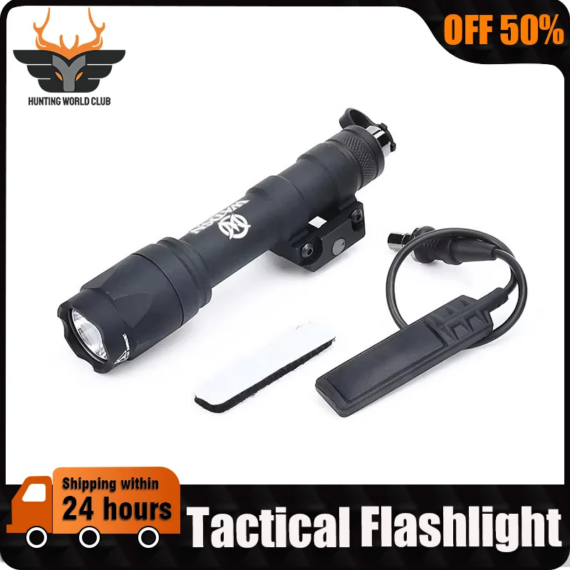 

WADSN M300 M600 M300A M600C Tactical Flashlight 400lm/600lm White LED Light Fit 20mm Rail Hunting Weapon Airsoft Accessories