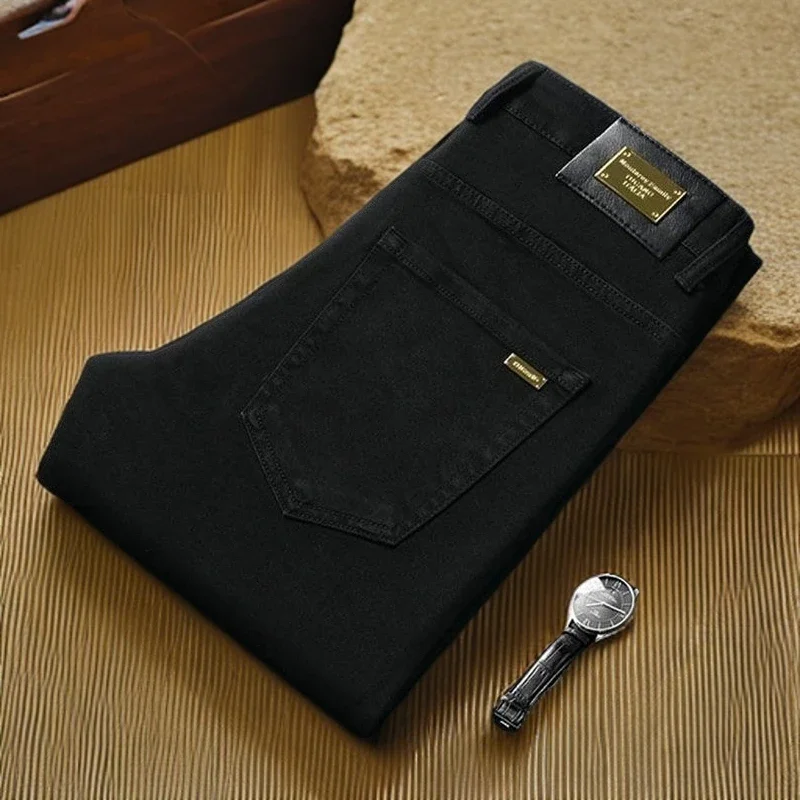 

Guangzhou Xintang Yu Goods Thirteen Rows Men's Spring Hong Kong High End Jeans Lightweight Luxury Trendy Brand Men's Jeans