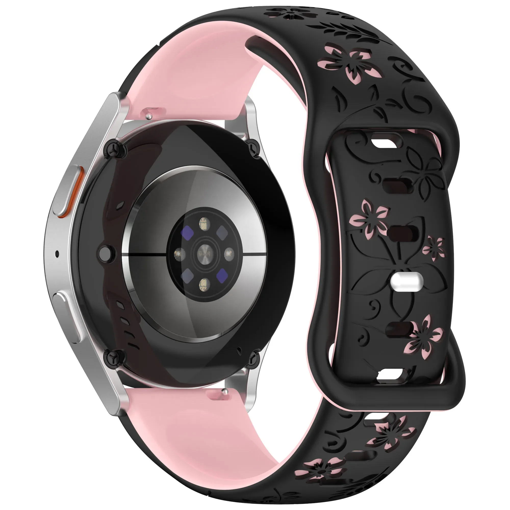 Pulseira de silicone de 20mm para huawei watch gt 3/2, 42mm, para huawei gt3 pro 43mm gt2 honor magic 2 42mm, pulseira de relógio de substituição