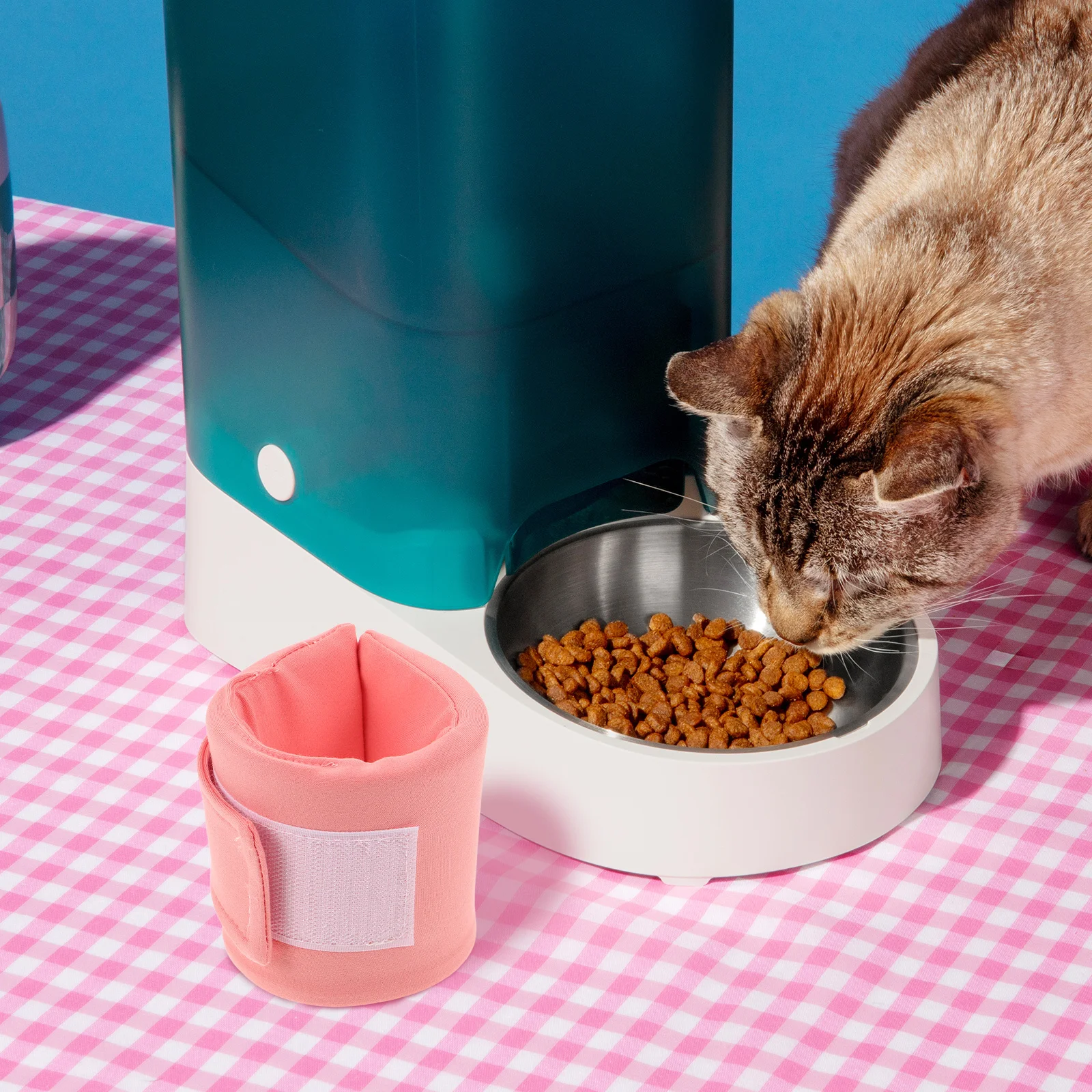 

4pcs Pet Protective Collar Soft Recovery Neck Guard For Cats Small Dogs Post-Surgery Wound Care Anti-Lick Breathable Adjustable