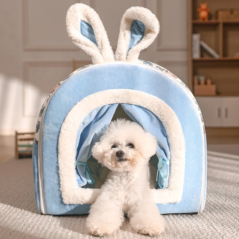 Washable Enclosed Design Dog Blanket Litter Cats Dog Kennell Pet Supplies Puppy Medium Bed Accessories Pads