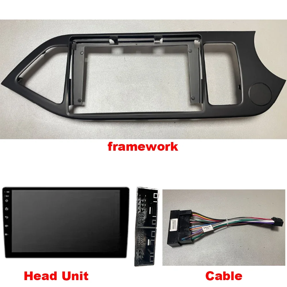 Автомобильный радиоприемник Android 14, стерео для KIA PICANTO Morning 2 2011 2012 2013 2014 2015 2016, мультимедийный плеер, навигация, видеостерео 5G