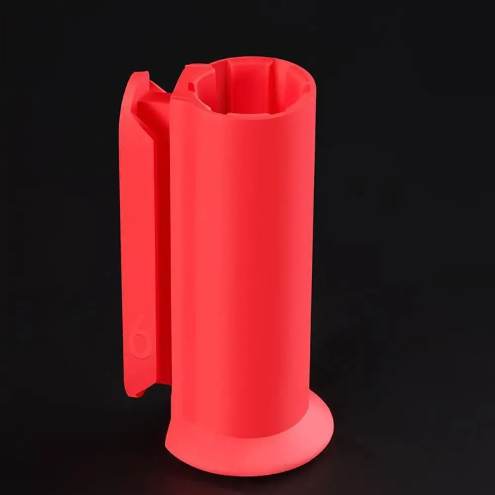 5pcs High Elasticity Fishing Rod Plug Silicone 10-25mm Fishing Rod Winder Red Rod Take-up Wire Winder Fishing Rod Head Cover