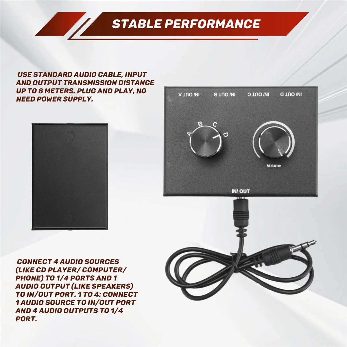 【Livraison Rapide】محول صوت ستيريو