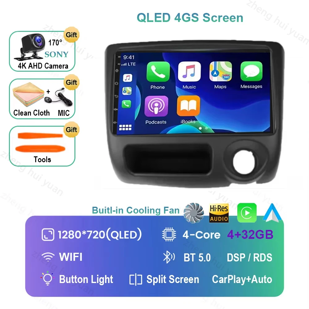 Für Toyota Vitz Yaris Echo 1999 - 2005 Android 16 Carplay Android Auto Multimedia-Radio-Videoplayer-Bildschirm mit Unterstützung für Rückfahrkamera