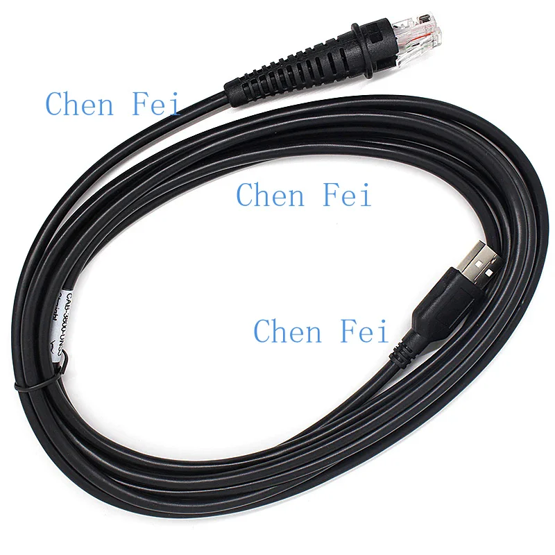 5pcs Compatible USB 3M Straight Cable for Honeywell 3800G 4600G 4820G SCanner Dada Transfer Cable