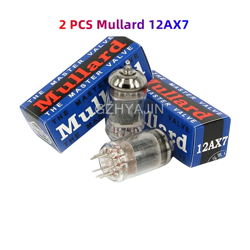 

2 PCS Vacuum Tube Mullard 12AX7 Replacement ECC83/6N4 Electronic Tube Factory Test Matched pair