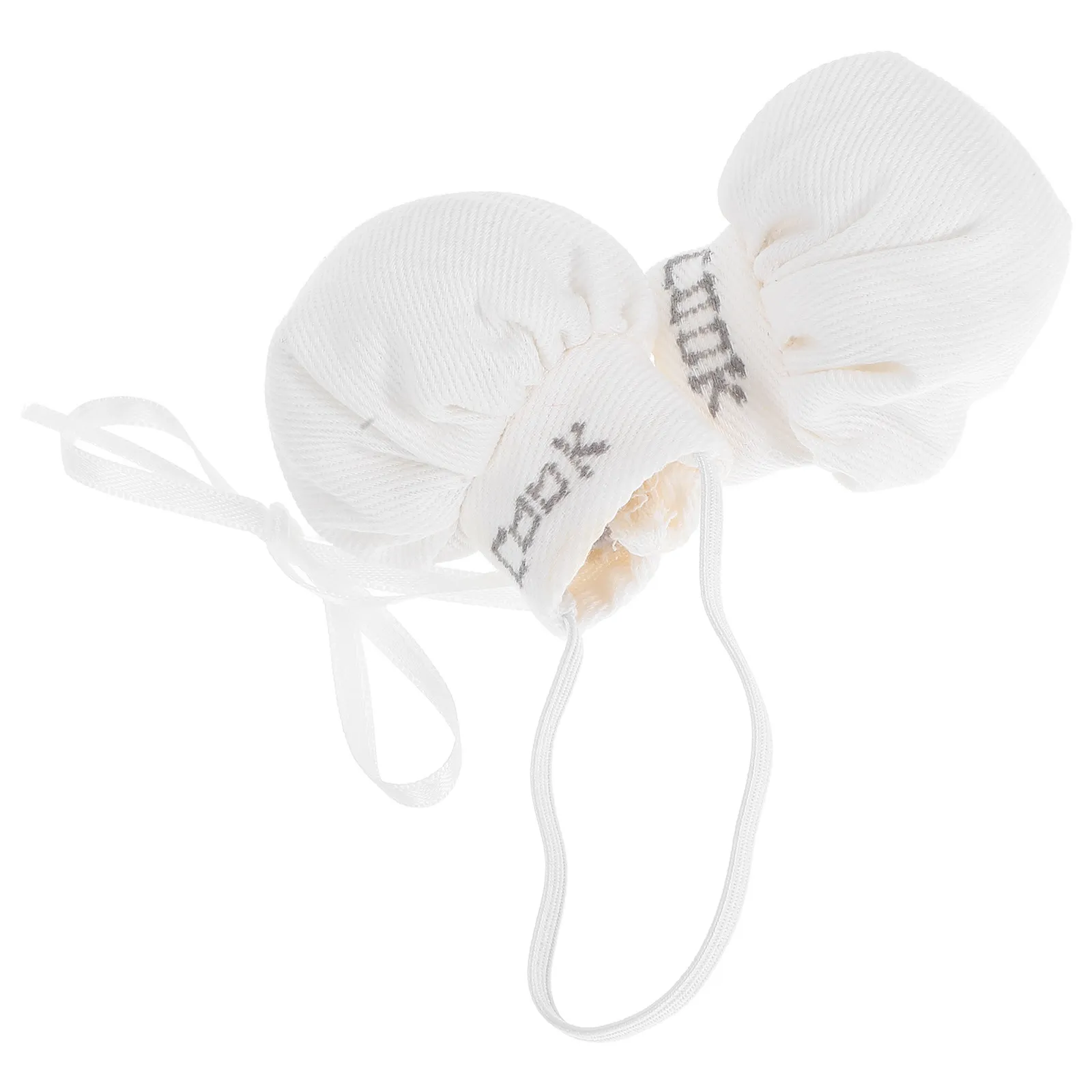 2Pcs Tiny Miniature Chef Hats Elastic Ribbon Style Mini Kitchen Cook Cap Role Play Dress Up Small Accessories White Chefs Hat