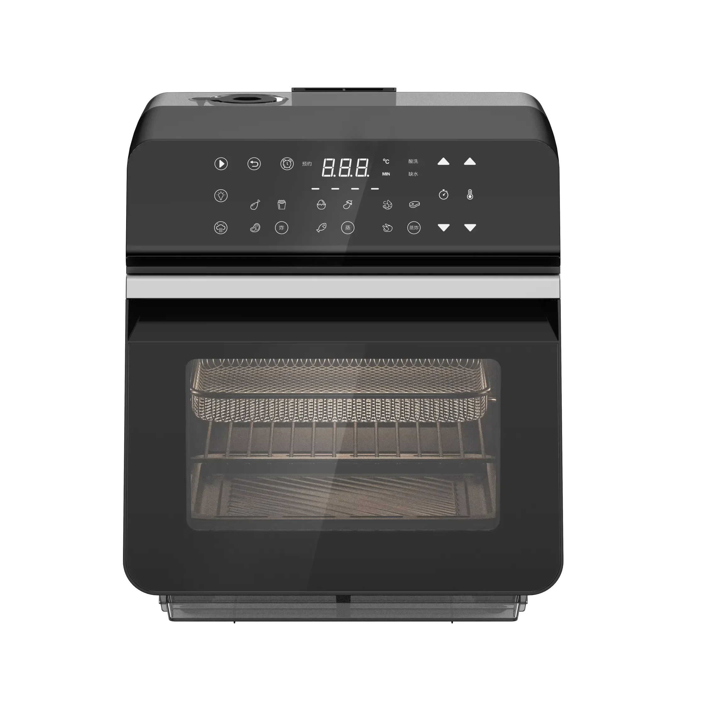 &For 9.6L Steam Air Fryer Grill Home Commercial Multifunctional Large Capacity Visible