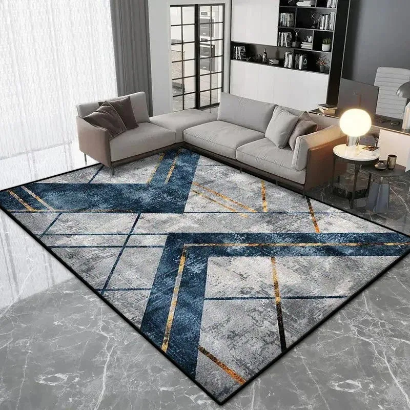 

Deluxe Grey Carpet Living Room Decoration Home Bedroom Carpet Lounge Rug Entrance Door Mat Foot Area Rug Large Nordic Style