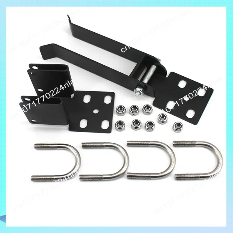 A17Z سلسلة ربط مزلاج بوابة مزدوجة لإطارات البوابة 1-3/8 بوصة ، مزلاج بوابة المزرعة ذراع قوي مزلاج بوابة مزدوجة لبوابات التأرجح #5