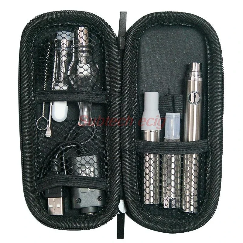 4 in 1 Vapor izer Evod Vape Pen Starter Kits mit vor CC-ELL g5 trockenem Kraut mt3 eliquid Glaskugel Wachs Zerstäuber dicke Öl ecigs