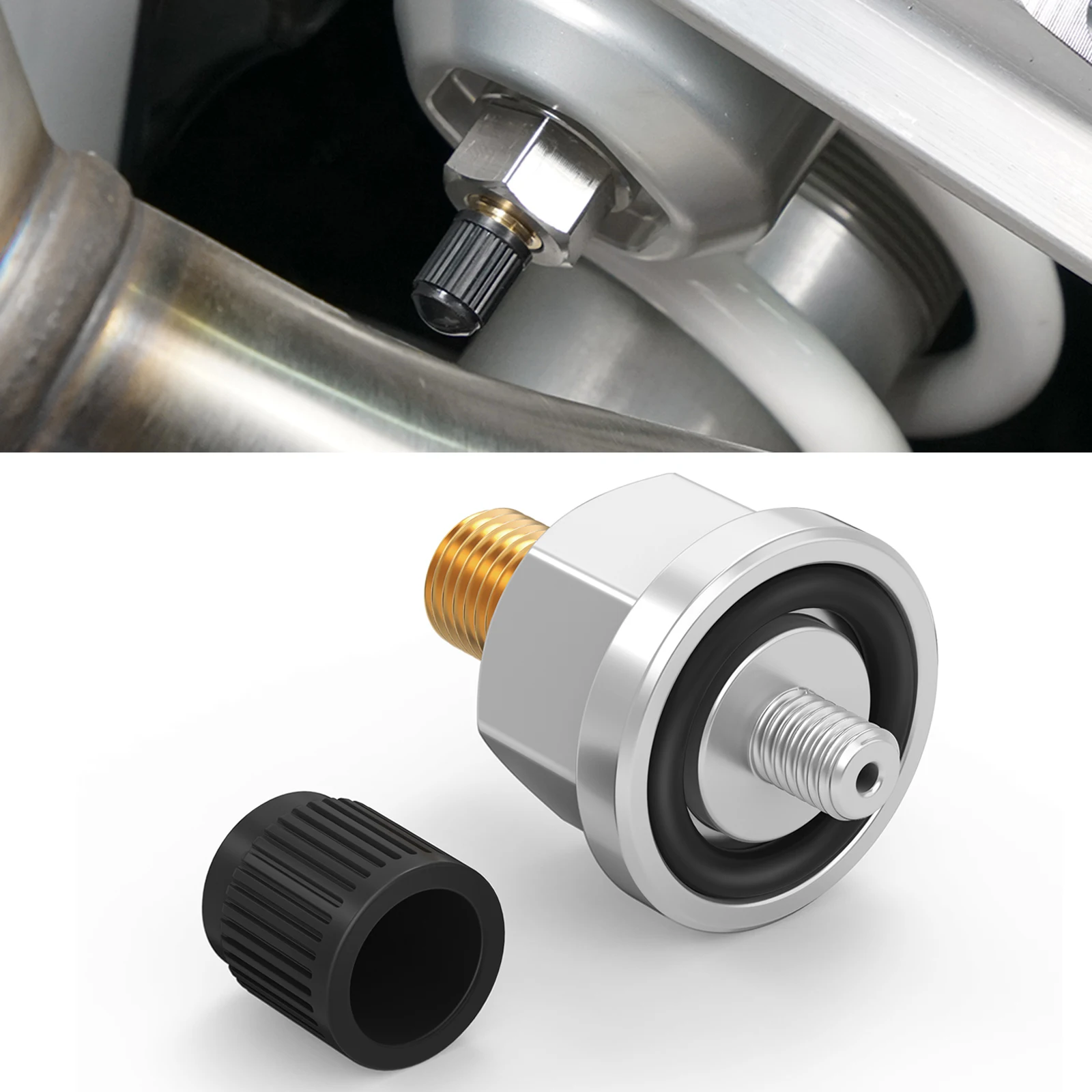 

NICECNC For Husqvarna 2024 TE 300 TE 250 FE 250 FE 350 FE 450 501 Rear Shock Suspension Gas Valve TC 125 FC 250 TX 300 2023-2024