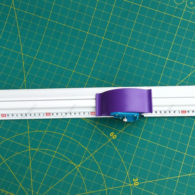Cutting Ruler Protective Ruler Sliding KT Board Cutting Advertising Production Tool Anti-cutting and Anti-running Deviation