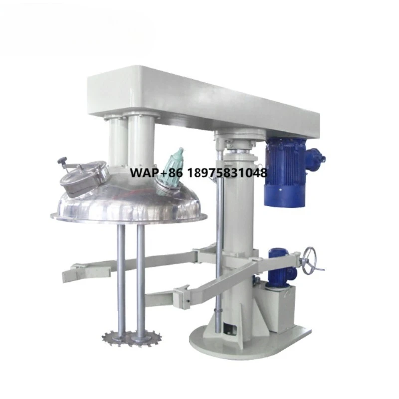 High Speed dispersing Equipment Double shaft mixing Ground type for kinds of liquid and power materials