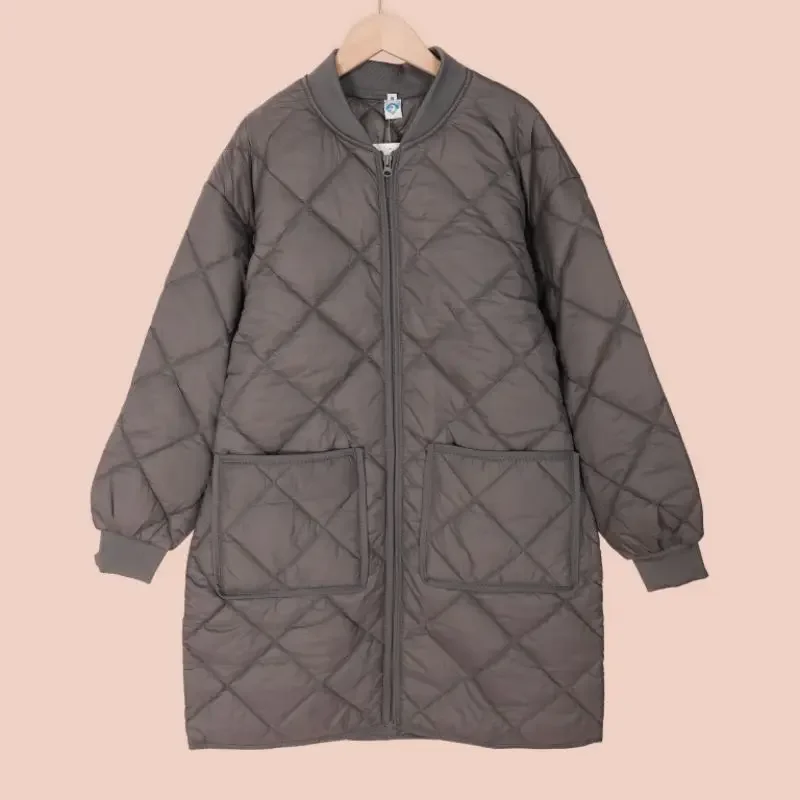 

Осенне-зимний новый женский хлопковый халат, свободная ветрозащитная куртка-майка большого размера с внутренней стороны