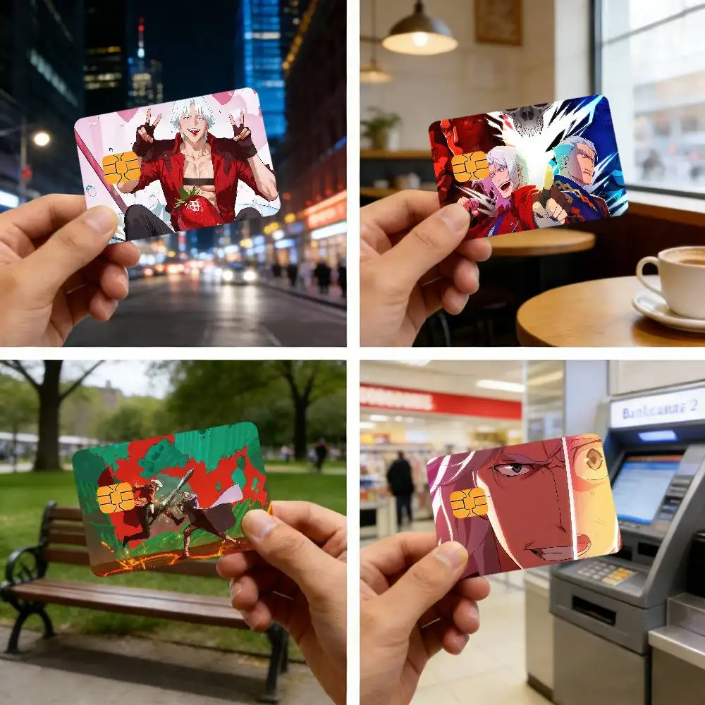 D-devil Game M-may Cry Bank Card Sticker Film Skin Cover For Debit Credit Bank Cardultra-Thin And Fade-Resistant