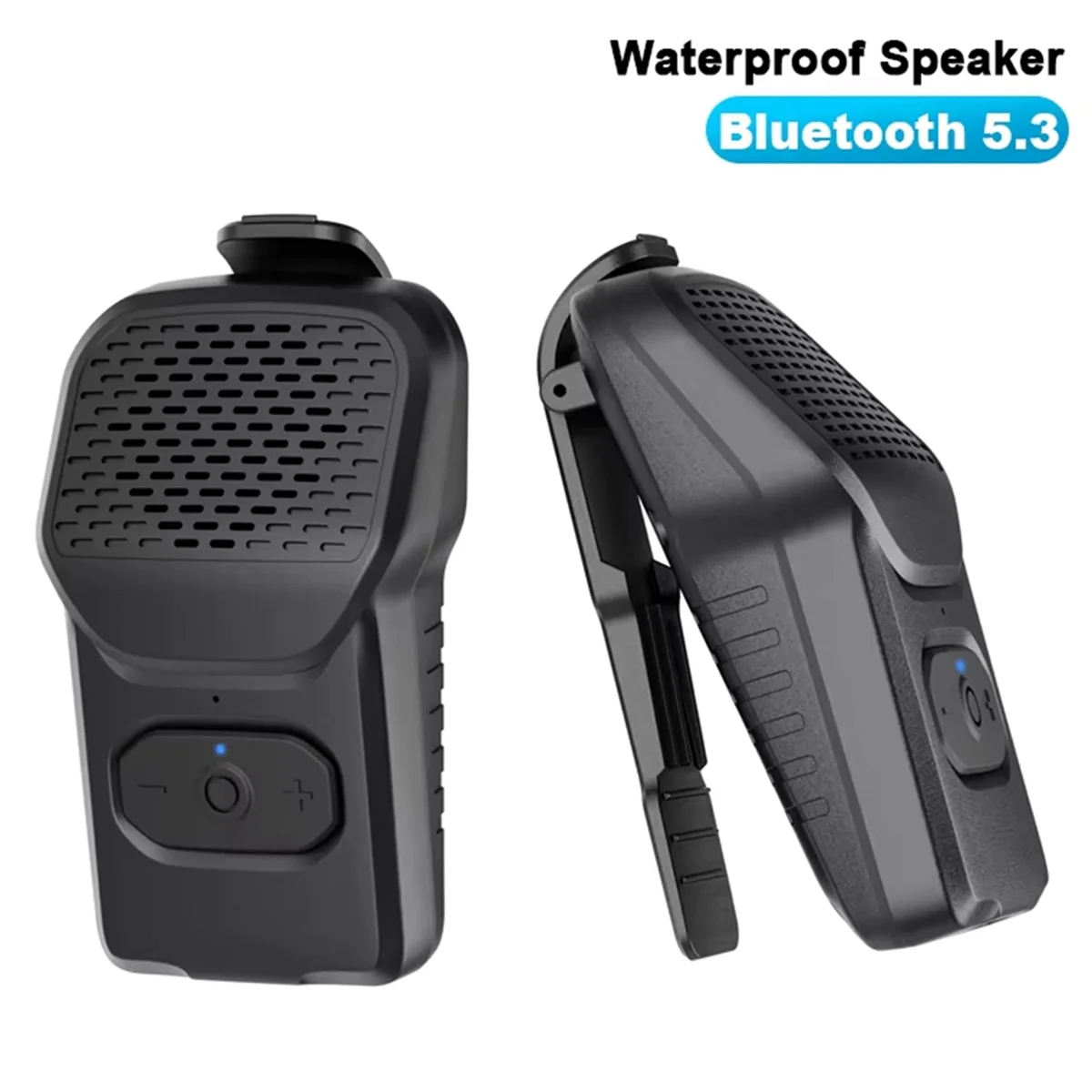 2025 + سماعات بلوتوث يمكن ارتداؤها مشبك مغناطيسي على مكبرات الصوت المحمولة اللاسلكية IPX7 مقاوم للماء BT5.3 عمود ستيريو مضخم الصوت #3