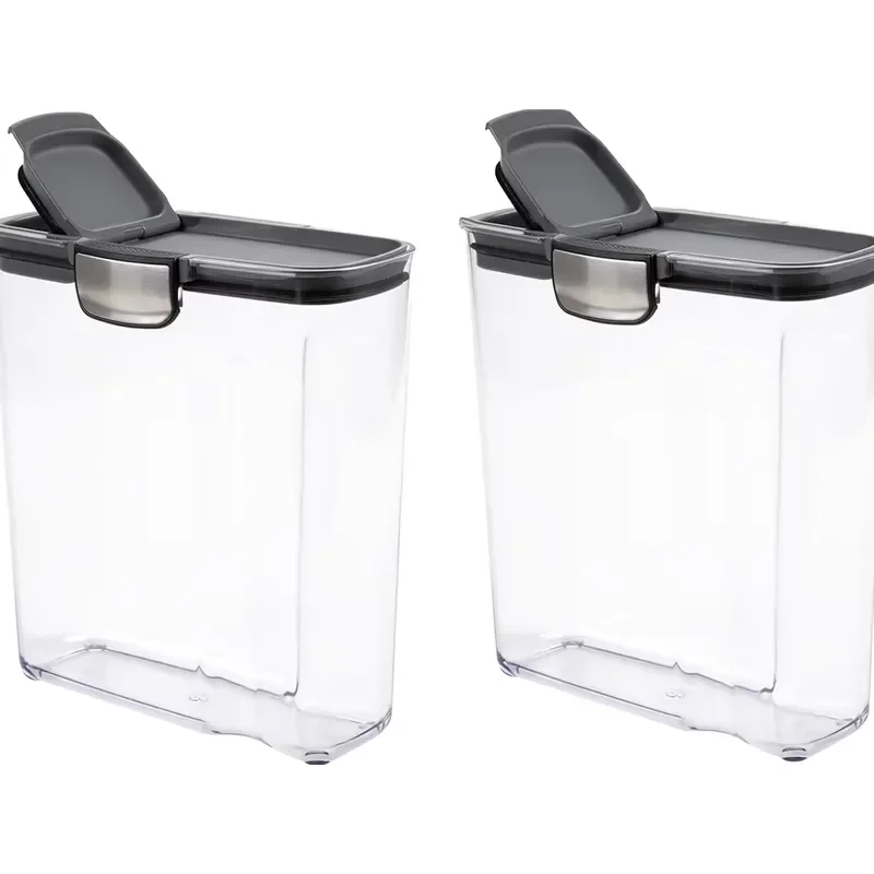 Portable PP Food Storage Containers Compact Kitchen Organizer Box Durable Plastic Lunch Box With Lid Fresh Keeping Container