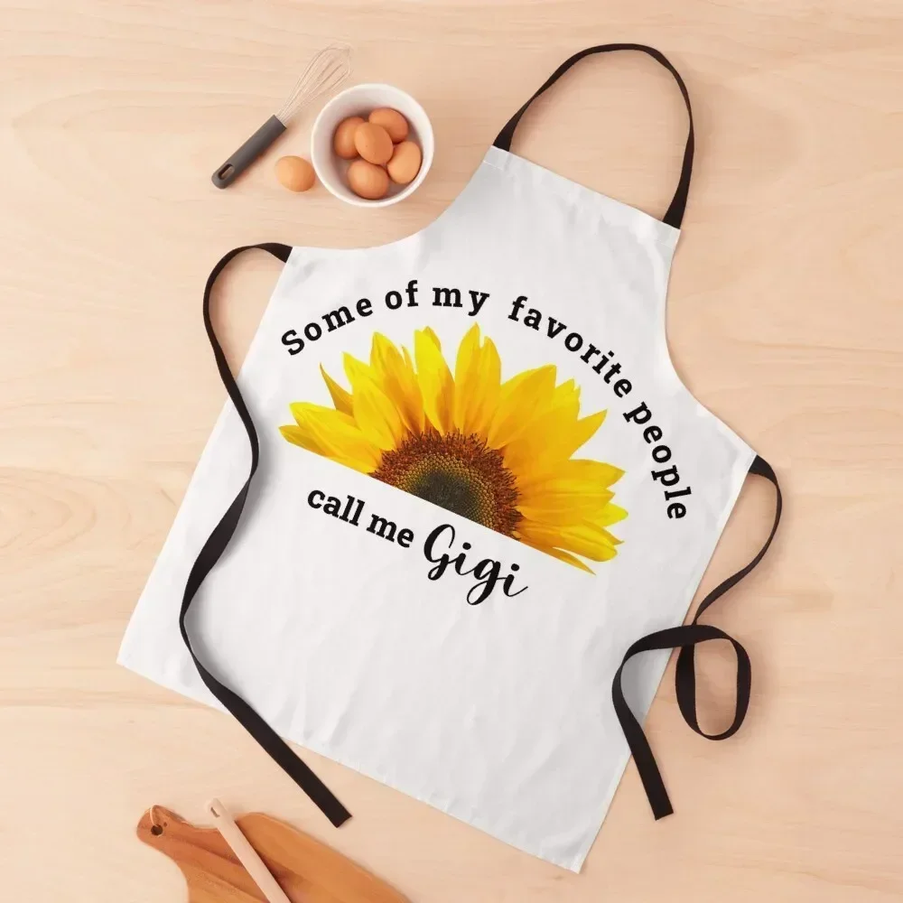 

Some of my favorite people call me Gigi Apron christmas kitchen cloths Kitchen Things Apron