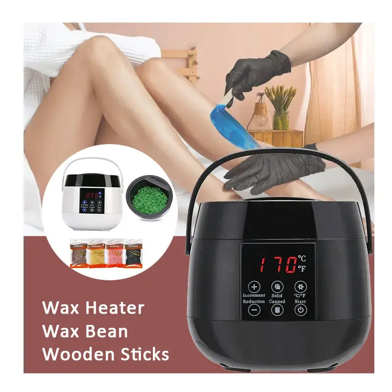 

New Smart Best Paraffin Depilatory Pro Wax Waxing Warmer Heater Roll on Machine Depileve Hair Removal with Lcd Display