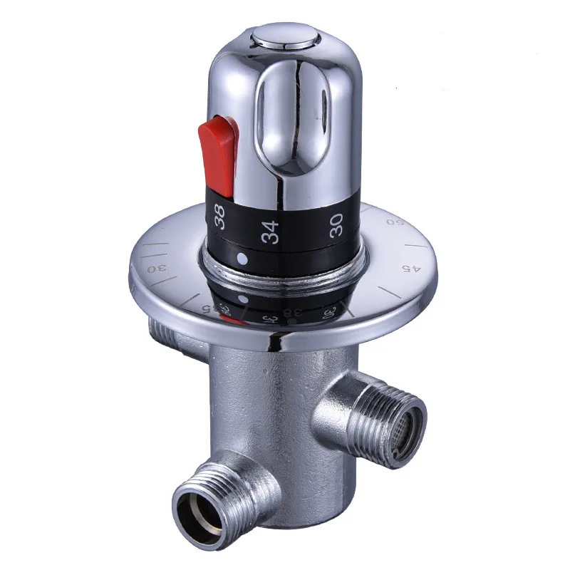 

Thermostatic Mixer Valve Thermostatic Cartridge Chrome Temperature Control Shower Mixer Valve Constant Temperature Valve