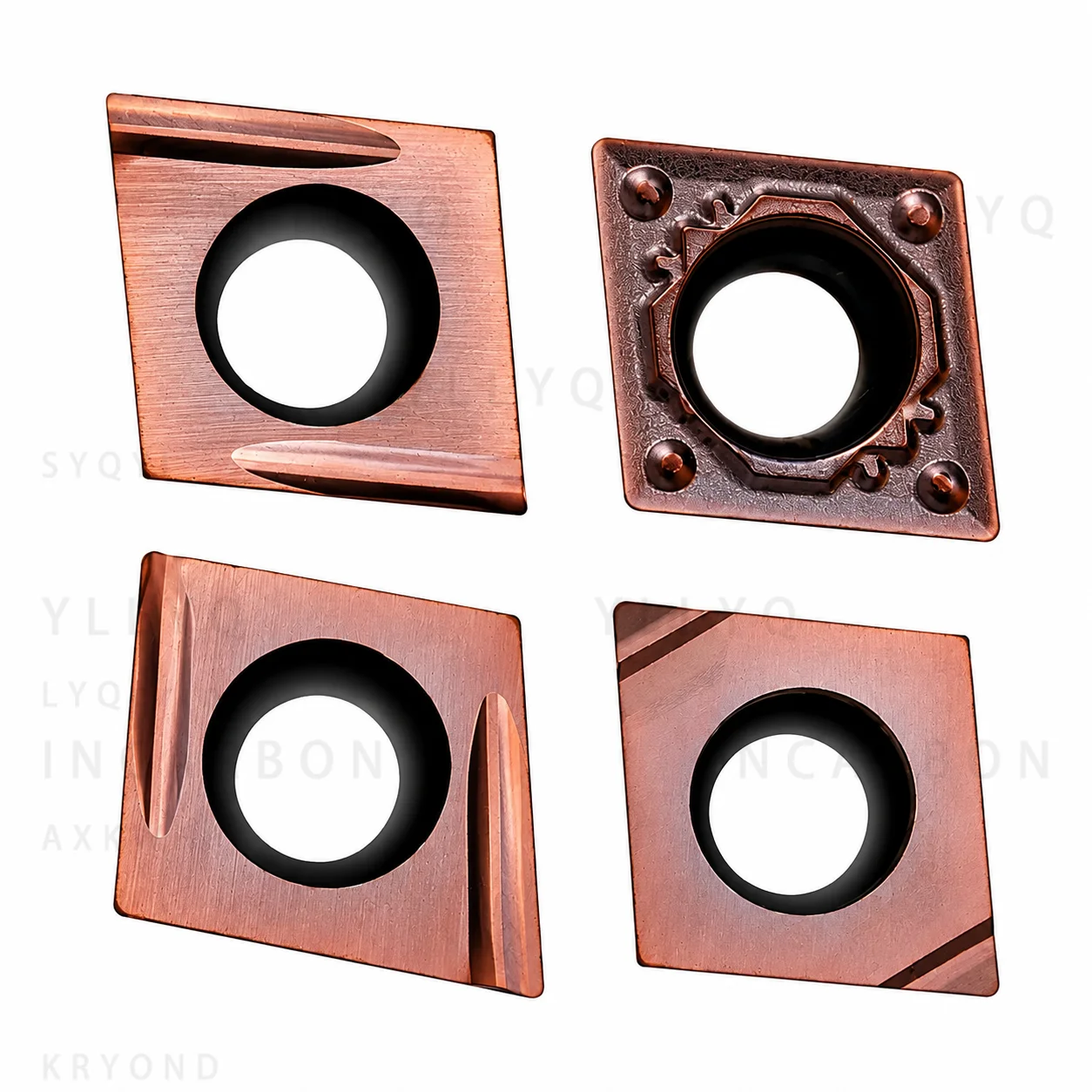 CCMT & CCGT Carbide Inserts, Multiple Models, for SCLCR Holder, Stainless Steel Finishing Boring