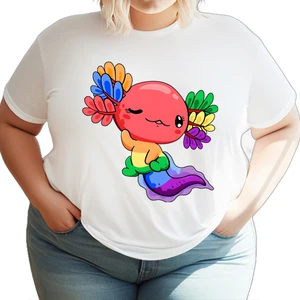 Women's Oversized T Shirt Gay Pride Flag Rainbow Flag Kawaii on Women's Premium Oversiz Size Graphic T Shirts Bisexual Outfits