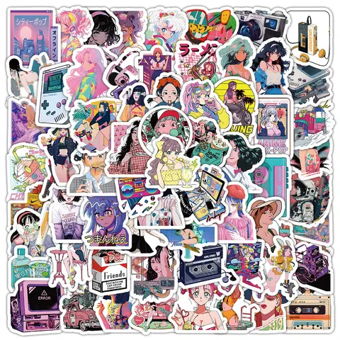 8 best sales anime tjej klistermärken - №6