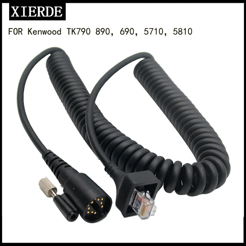 

Suitable For KENWOOD TK790, TK890, TK690, TK5710, TK5810 Microphone Cable, Shoulder Microphone Connection Cable