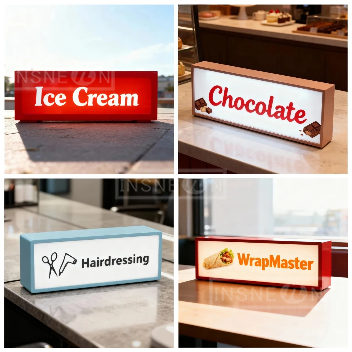 Custom Logo Acrylic Light Wall Led Box Sign Neon Signage Outdoor Letters Metal Signs Business Home Bright Advertising Letter