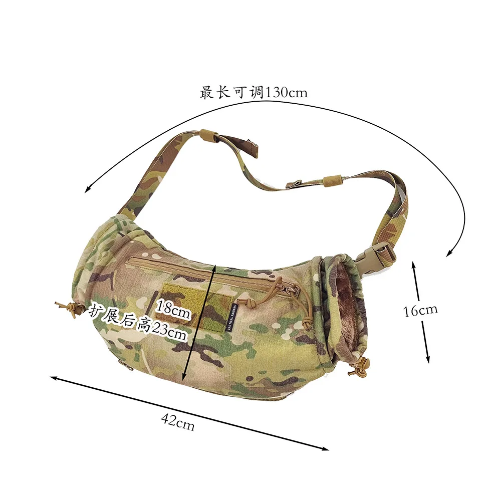 Outdoor Tactical multifunctional Hand Warmer Bag Pouch MC Imported Material Quick-detachable Version
