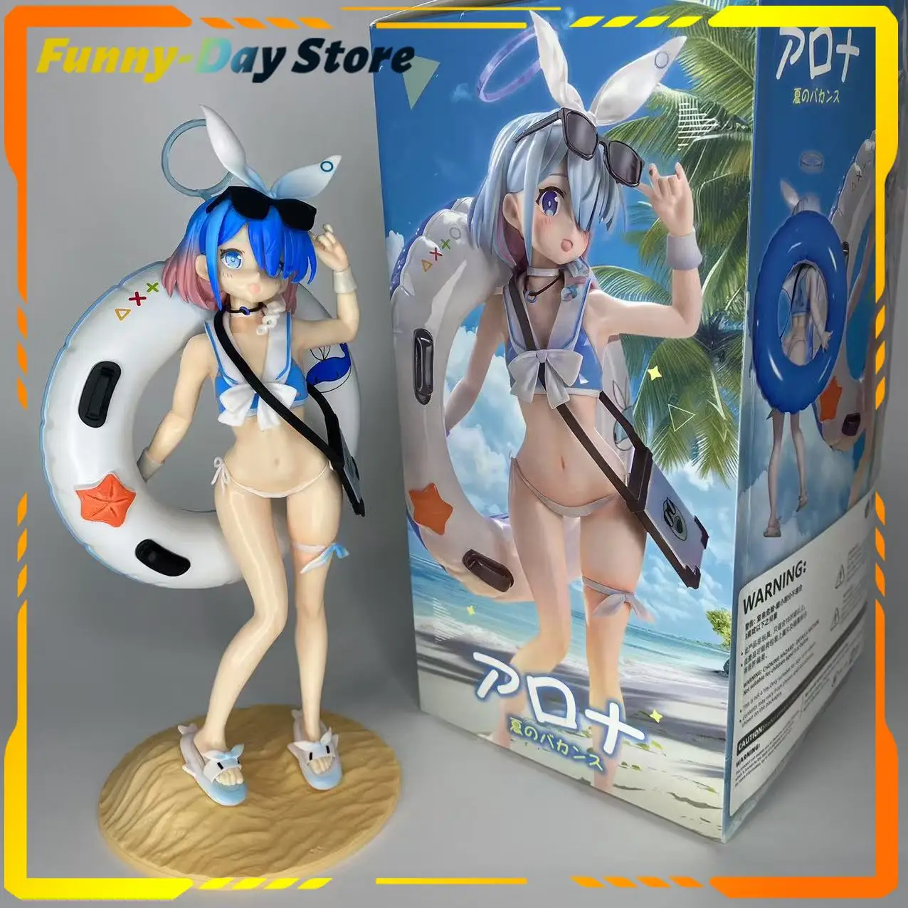 

24cm Alona Swimsuit Figure Blue Archive Model Beautiful Girl Anime Figures PVC Desktop Decorat Ornament Best Gifts for children
