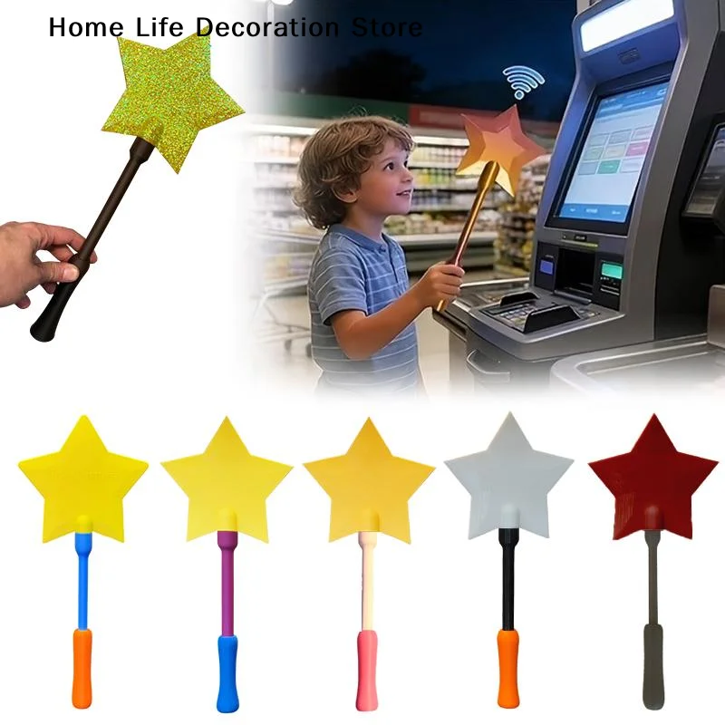 Fashion Creative 3D Printed Wand Tap To Pay Portable Cute Star Magic Wand Holder Funny Lightweight Credit Card Holder Daily Use