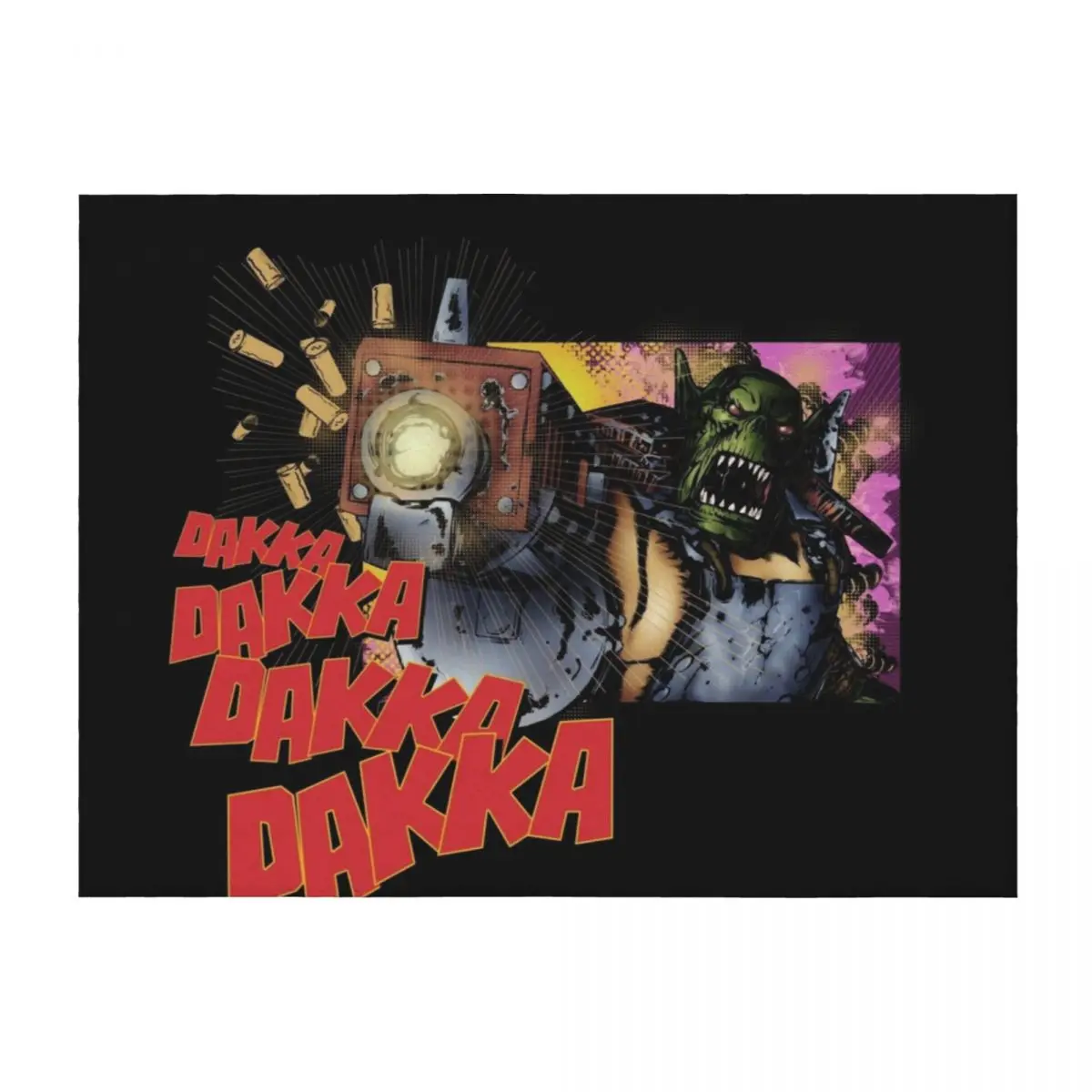 

Dakka Dakka Orc Throw Blanket Travel Moving For Sofa Thin Blankets