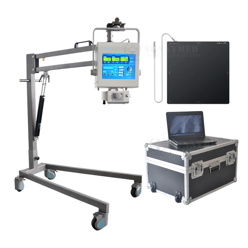 SY-D019BDR High Frequency 5KW Mobile DR Digital X Ray Machine Price For Human